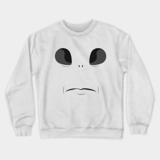 Alien Face Halloween Design Crewneck Sweatshirt